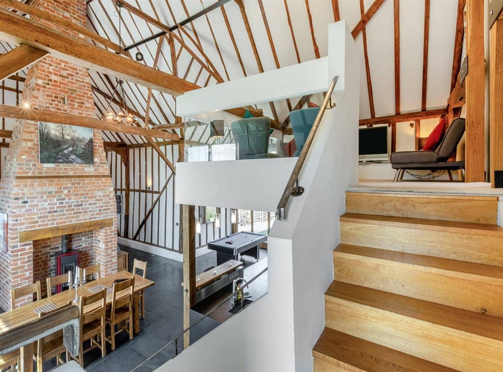 Interior at Liston Hall Barn in Gosfield, Essex