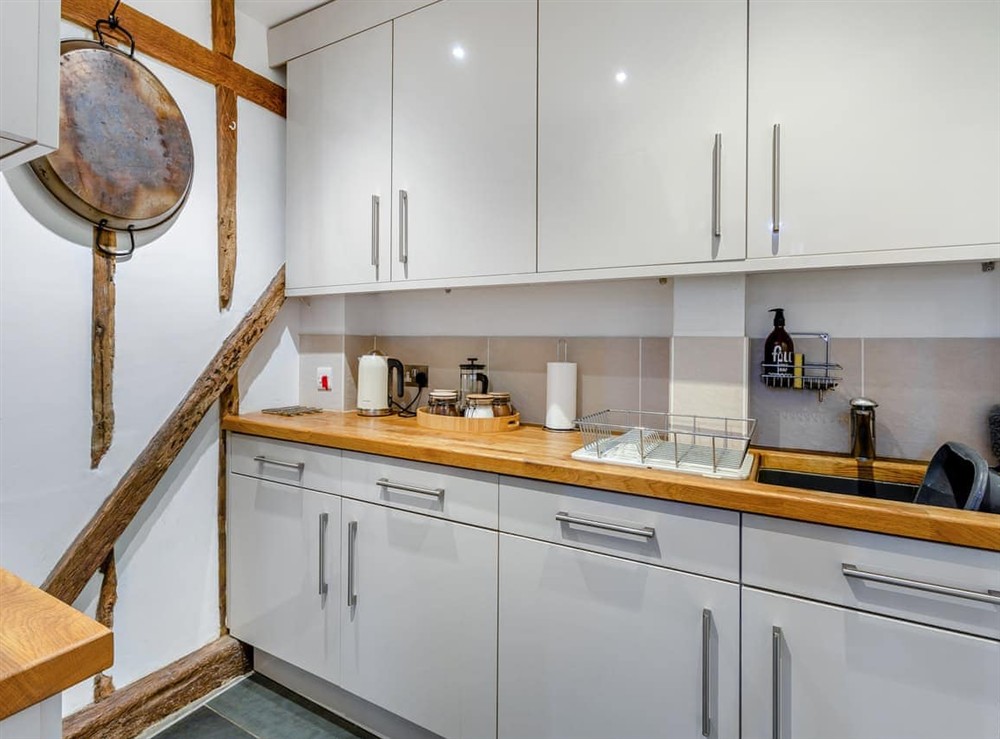 Kitchen at Liston Hall Barn in Gosfield, Essex