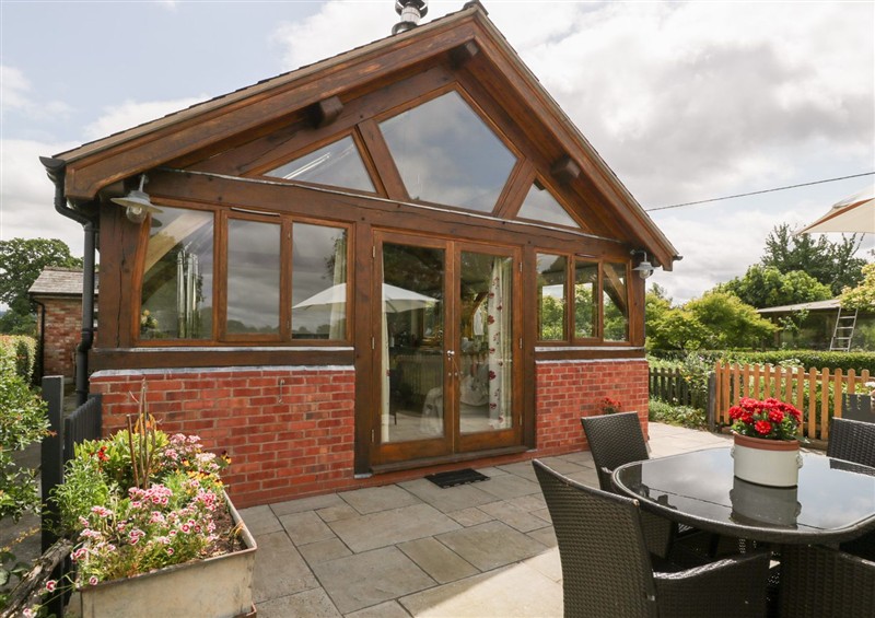 The setting at Little Acorn Cottage, Munsley near Ledbury