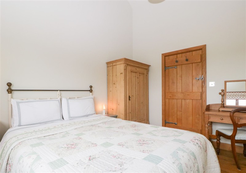 This is the bedroom at Little Acorn Cottage, Munsley near Ledbury