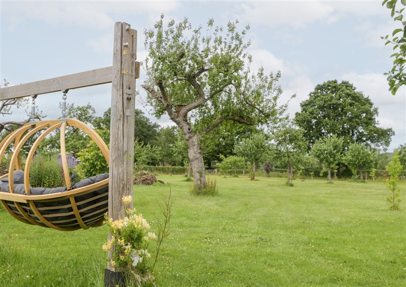 This is the garden at Little Acorn Cottage, Munsley near Ledbury