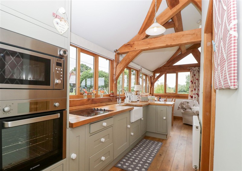 This is the kitchen at Little Acorn Cottage, Munsley near Ledbury