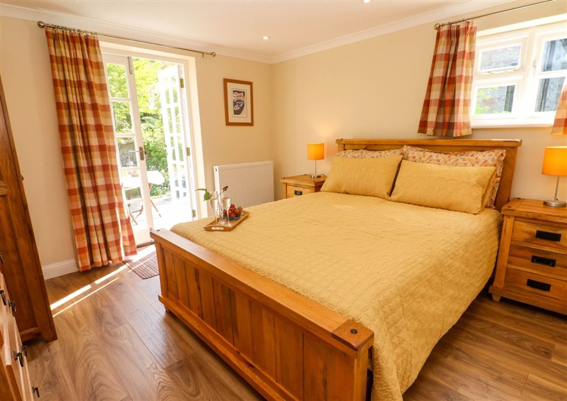 One of the bedrooms at Little Acorns, Gweek