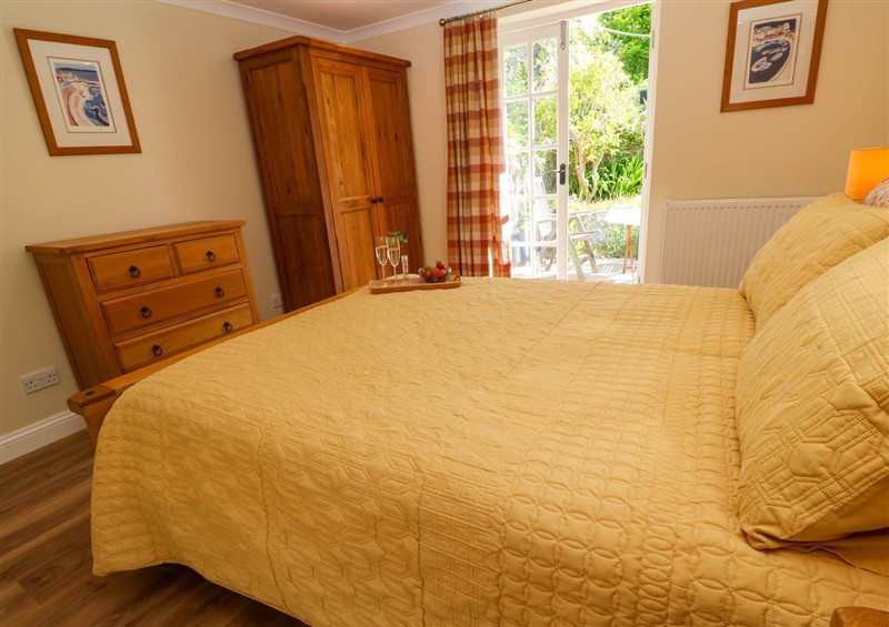 This is a bedroom at Little Acorns, Gweek