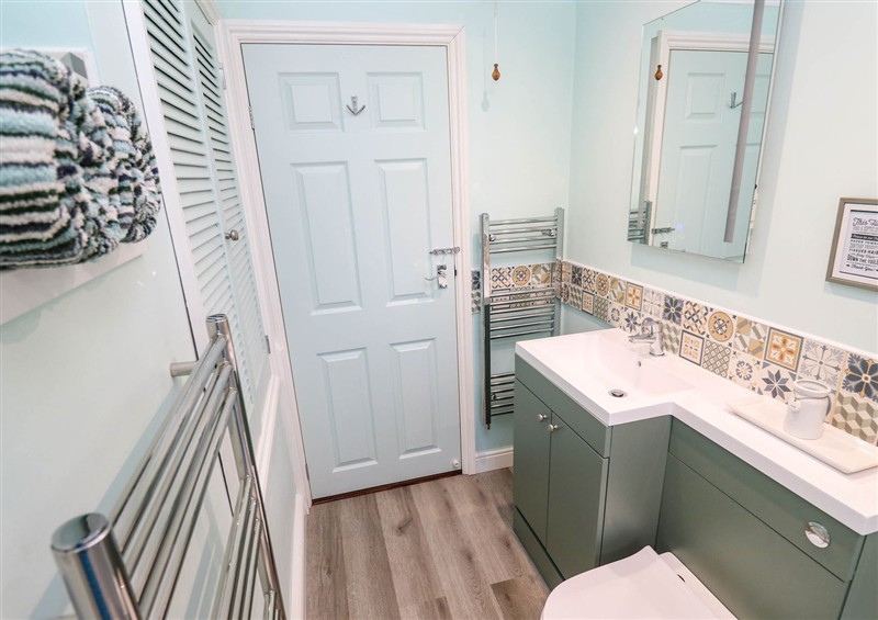This is the bathroom at Little Acorns, Gweek