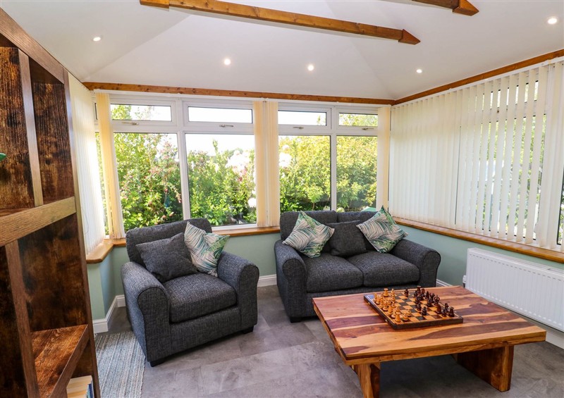 This is the living room at Little Acorns, Gweek