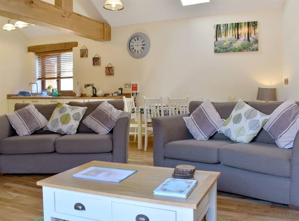 Well presented open plan living space at Lambing Shed, 