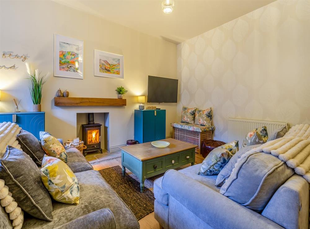Living room at Little Apple in Appleby in the Eden Valley, Cumbria