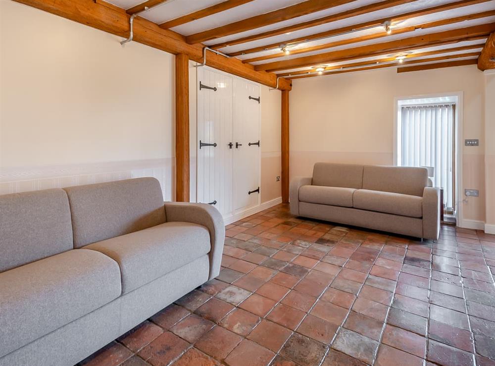 Living area at Little Barn at Bradwell Hall in Great Yarmouth, Norfolk