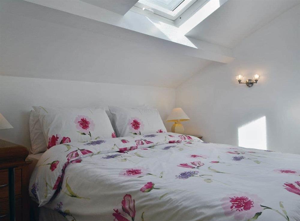 Light and airy double bedroom at Little Barn in Govilon, near Abergavenny, Monmouthshire, Gwent