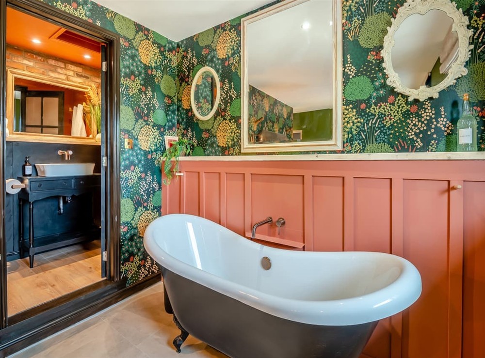 Bathroom at Little Barn in Great Cheverell, Wiltshire