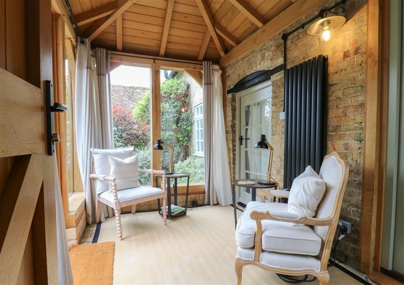 The living room at Little Barn, Orwell