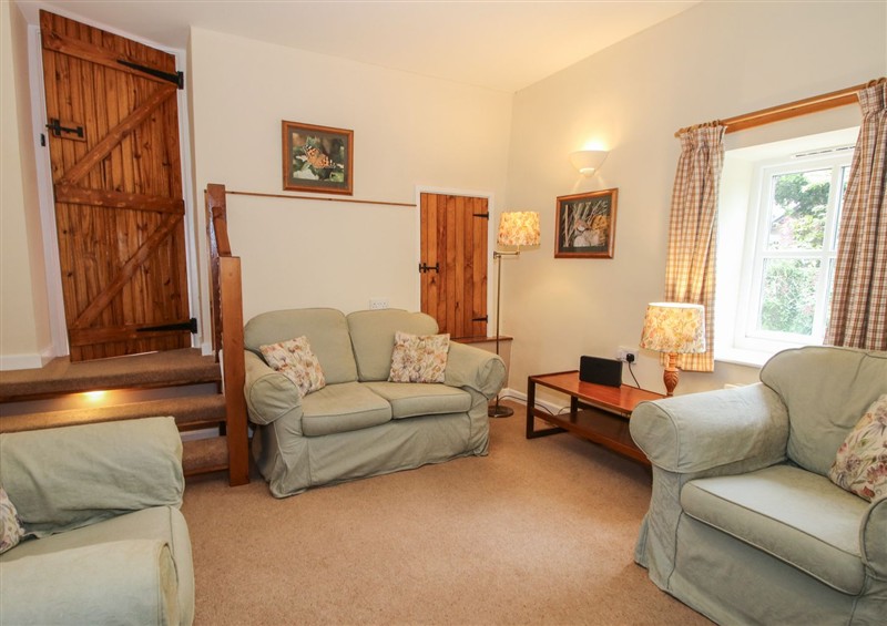 This is the living room at Little Barn, Trefonen