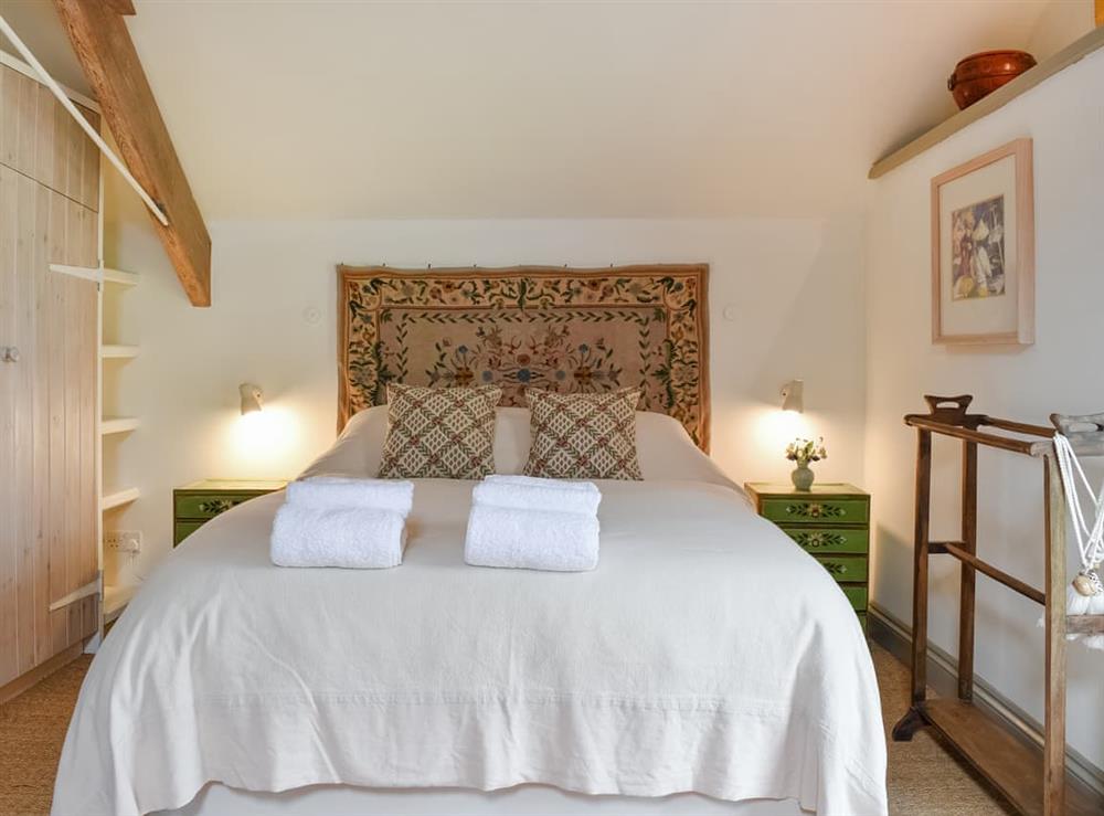 Double bedroom at Little Barn in Wambrook, near Chard, Somerset