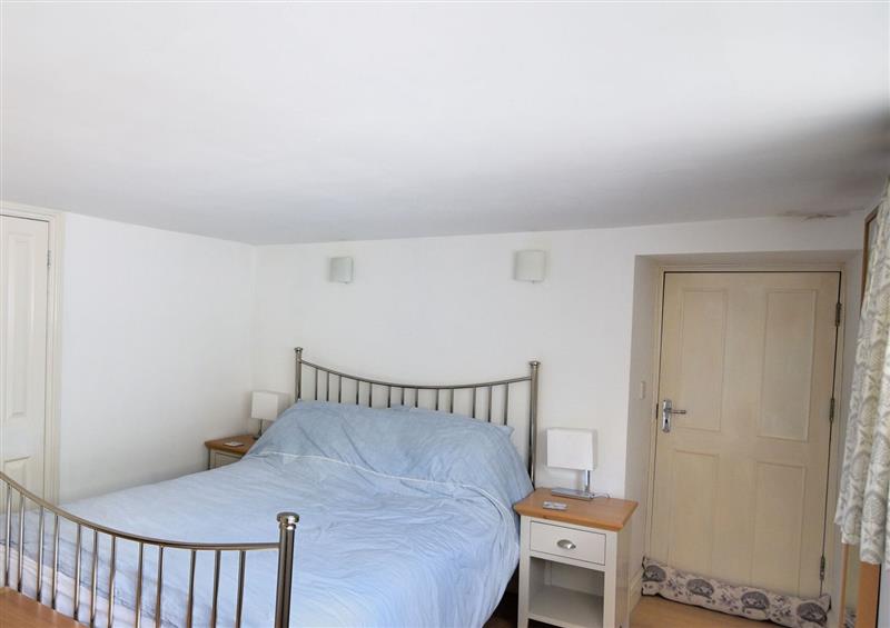 This is the bedroom at Little Bay View, Lyme Regis