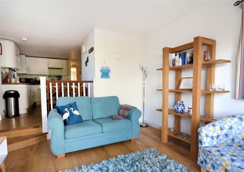 This is the living room at Little Bay View, Lyme Regis