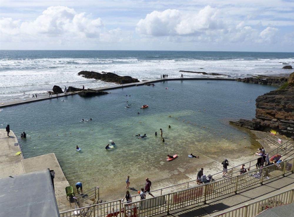 Bude Sea Pool at Little Blagdon Bungalow in North Tamerton, near Bude, Cornwall
