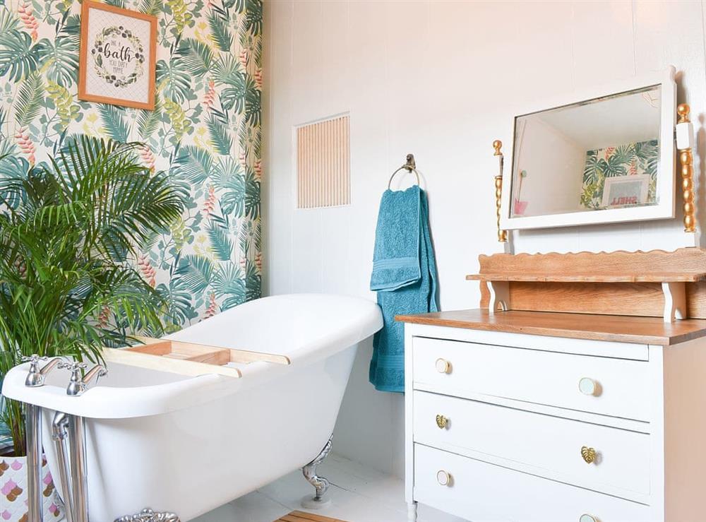 Bathroom at Little Blue Seaside House in Scarborough, North Yorkshire