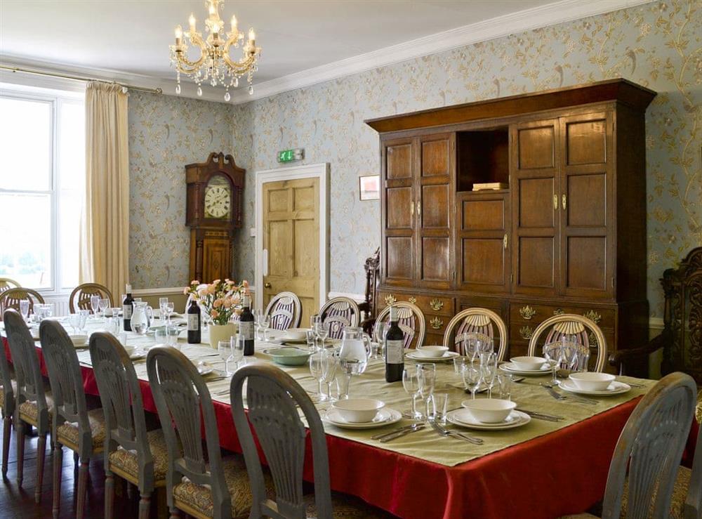 Dining room at Little Brampton in Bucknell, Shropshire
