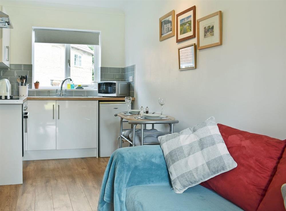 Comfortable open plan living space at Little Brook in Ningwood, near Newport, Isle of Wight