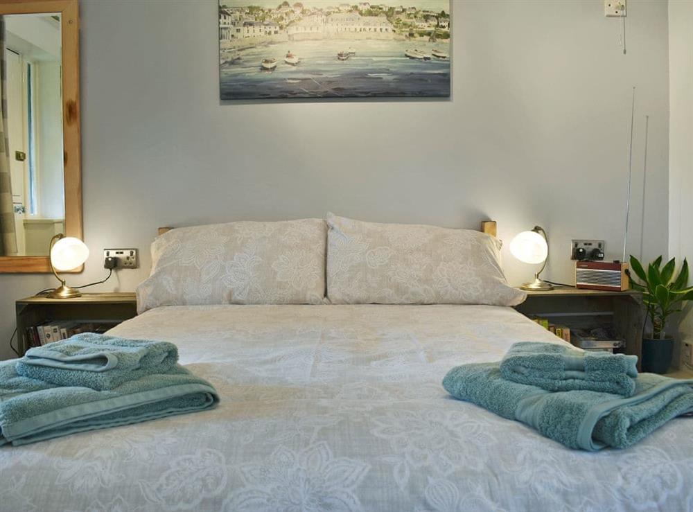 Romantic bedroom area at Little Brook in Ningwood, near Newport, Isle of Wight