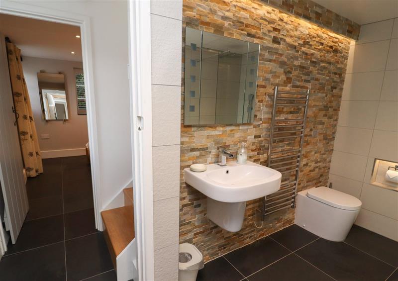 This is the bathroom at Little Chygowlin, Truro