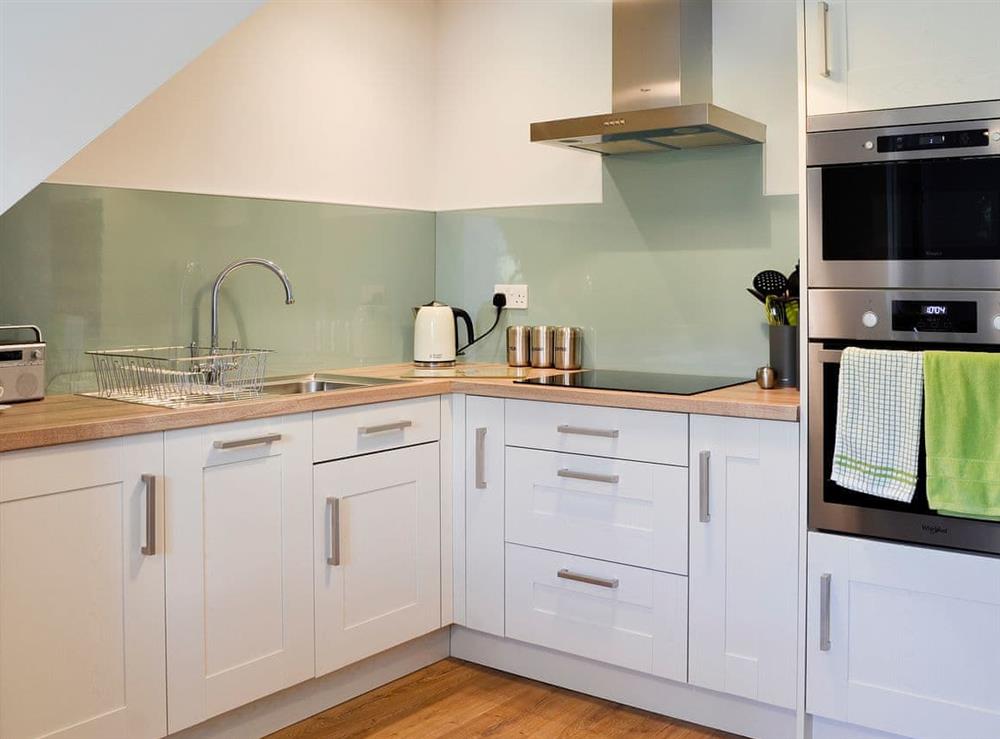 Well-appointed kitchen area at Little Cottage in Wigtown, Dumfries and Galloway, Wigtownshire