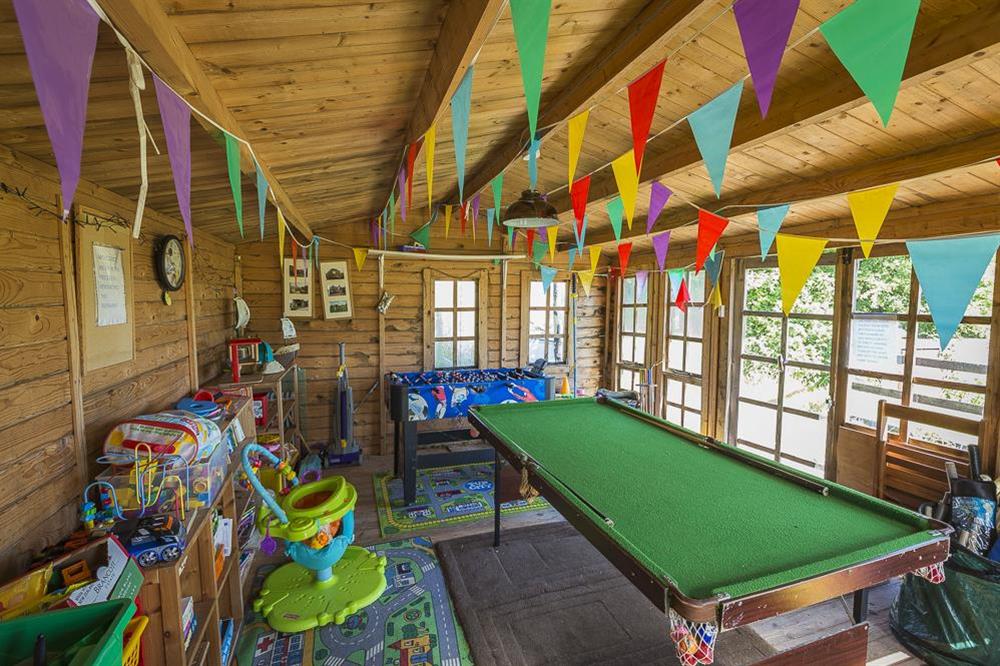 Play barn with indoor and outdoor children's activities (photo 2) at Little Cotton Farmhouse in Venn Lane, Nr Dartmouth