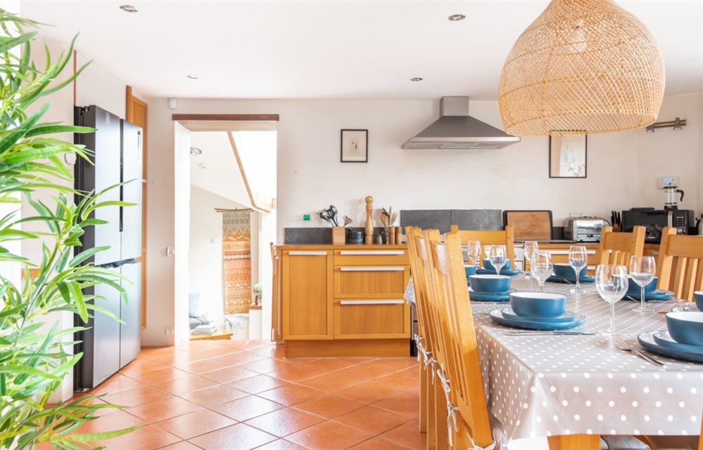 Kitchen at Little Cumery in Aveton Gifford