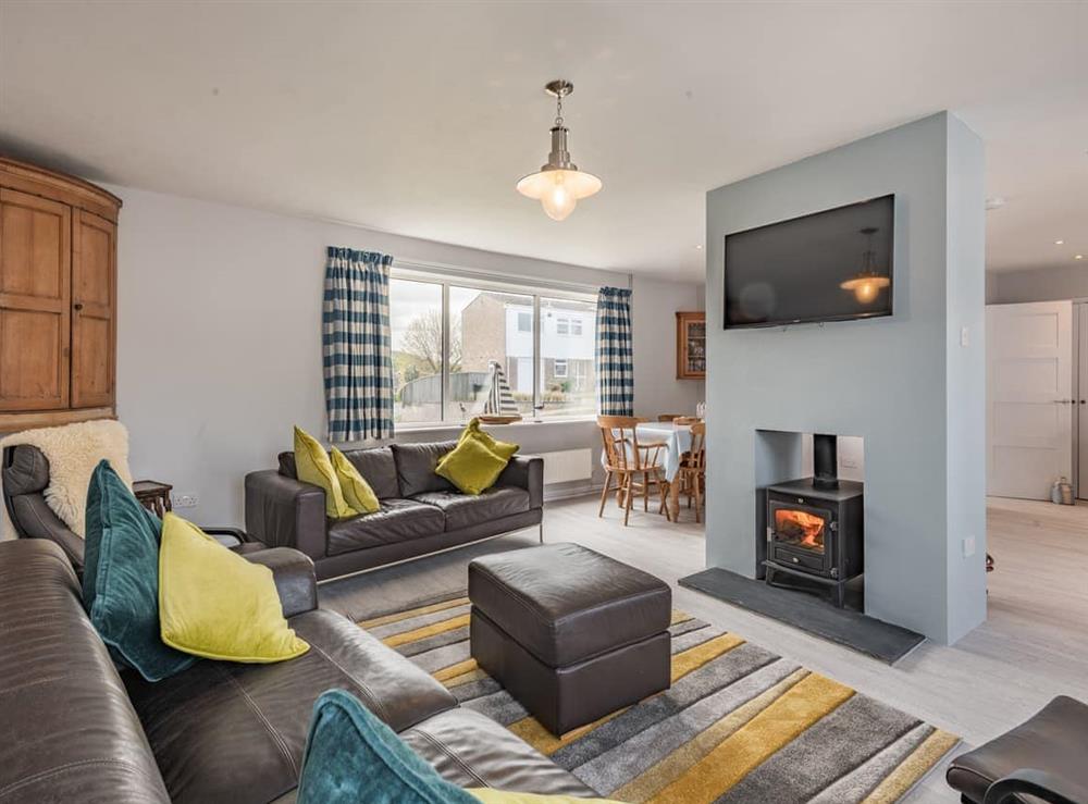 Living area at Little Dab in Brancaster Staithe, near King’s Lynn, Norfolk