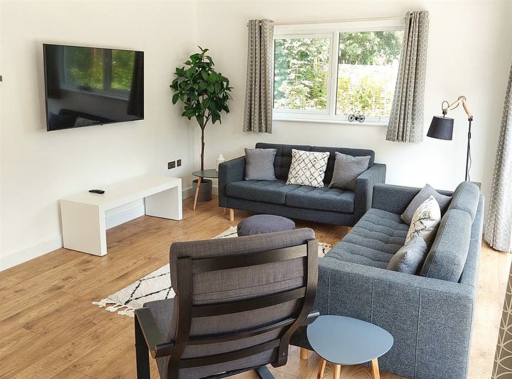 Living area at Apple Lodge, 