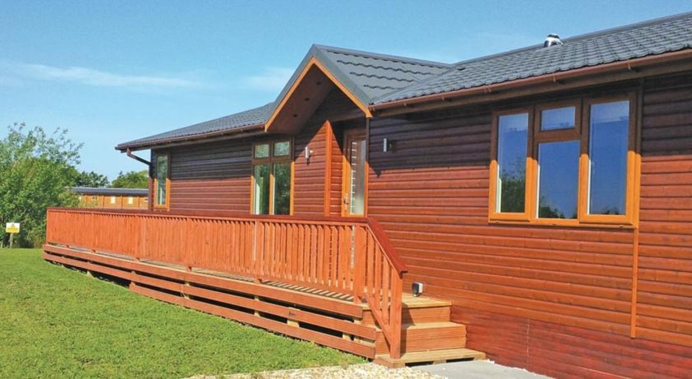 One of the lodges at Little Eden Country Park in Carnaby, Bridlington, Yorkshire