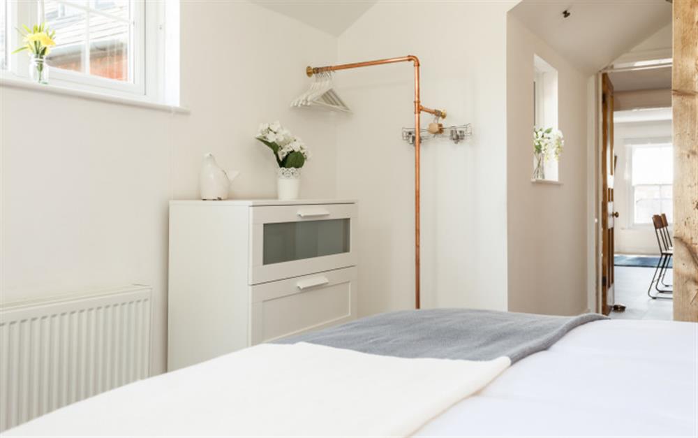One of the bedrooms at Little Egret in Lymington