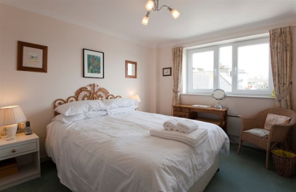 Bedroom at Little Egret in St Mawes, Cornwall