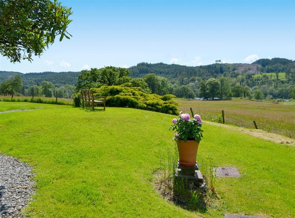 Picturesque gardena and grounds with stunning views at Little Esthwaite Cottage, 