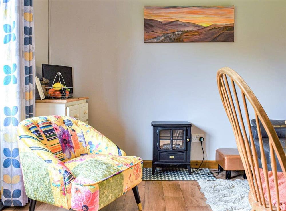Living area at Little Fern in Sourton Down, near Okehampton, Devon