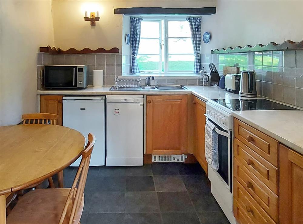 Kitchen at Little Forda in Chillaton, near Tavistock, Devon