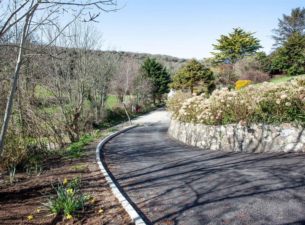 Driveway at Little Foxes in Perranporth, Cornwall