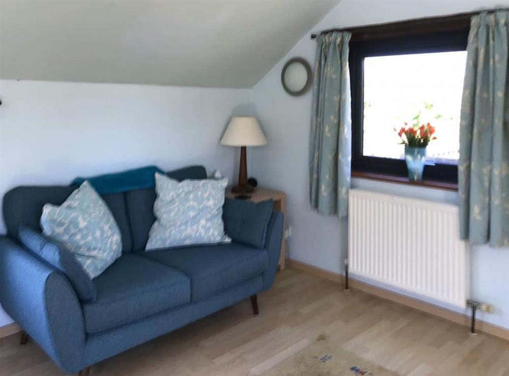 Living area at Little Fursdon Apartment in Liskeard, Cornwall