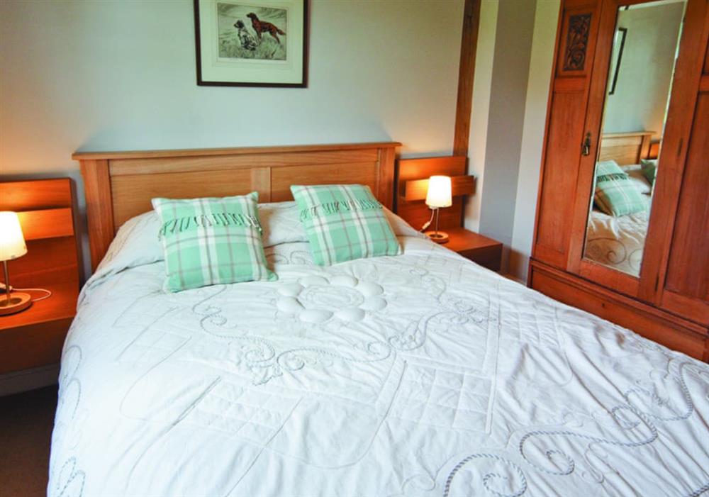 Double bedroom at Little Gable in Little Hereford, near Ludlow, Shropshire
