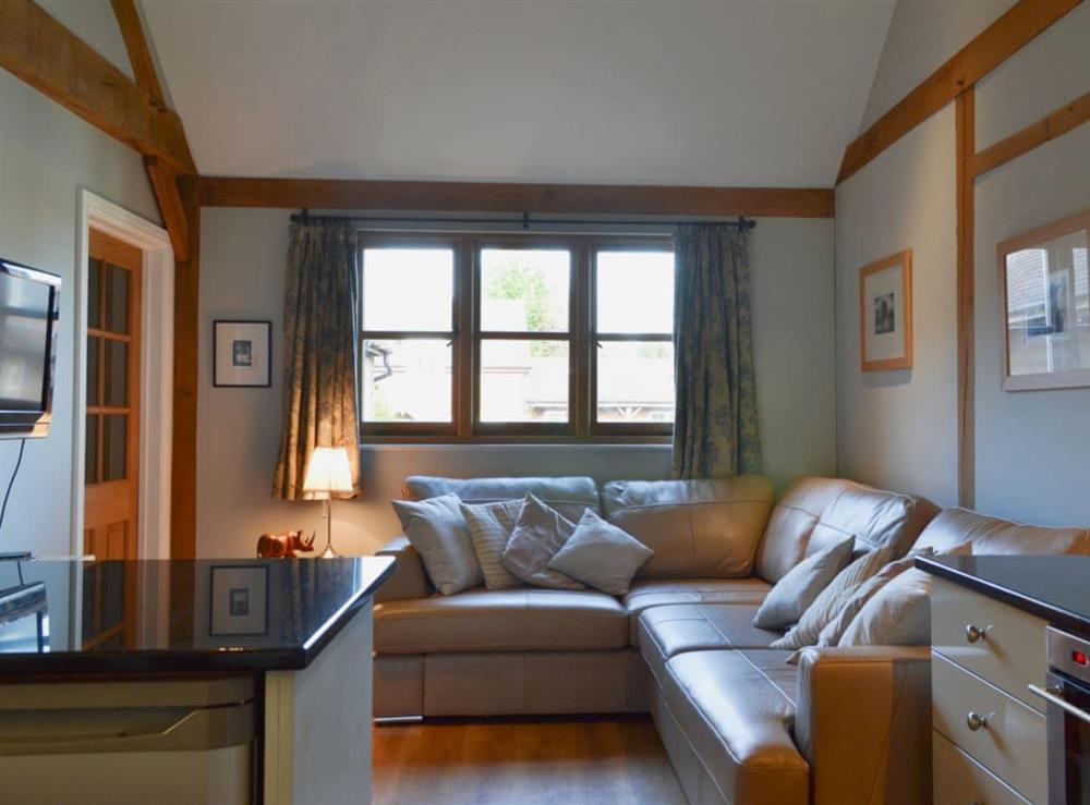 Living area at Little Gable in Little Hereford, near Ludlow, Shropshire