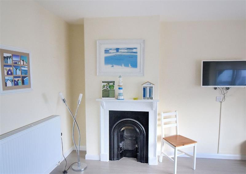Relax in the living area at Little Gem, Lyme Regis