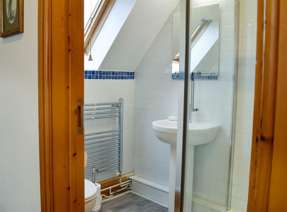 En-suite at Little Glebe in Folke, near Sherbourne, Dorset