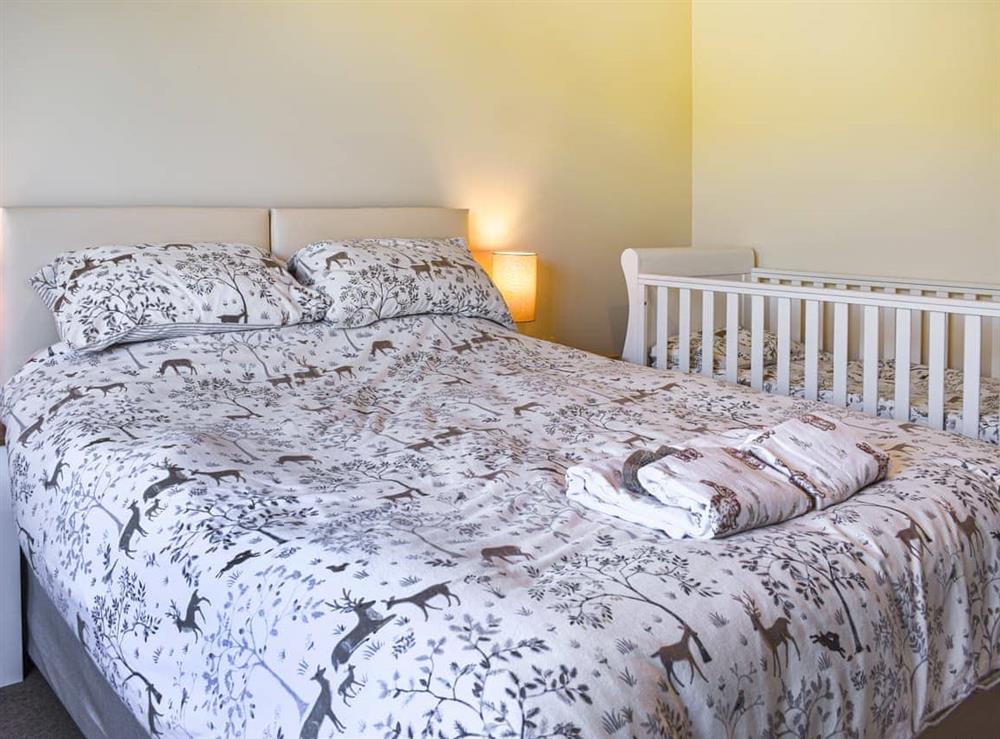 Double bedroom at Little Glengyre Farm in Kirkcolm, near Stranraer, Wigtownshire