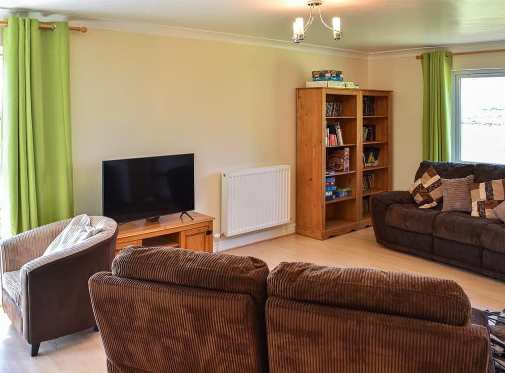 Living room at Little Glengyre Farm in Kirkcolm, near Stranraer, Wigtownshire