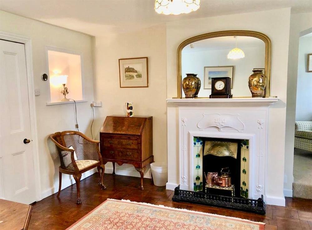 Relax in the snug with step up to the cornered room at Little Halt, Freshwater