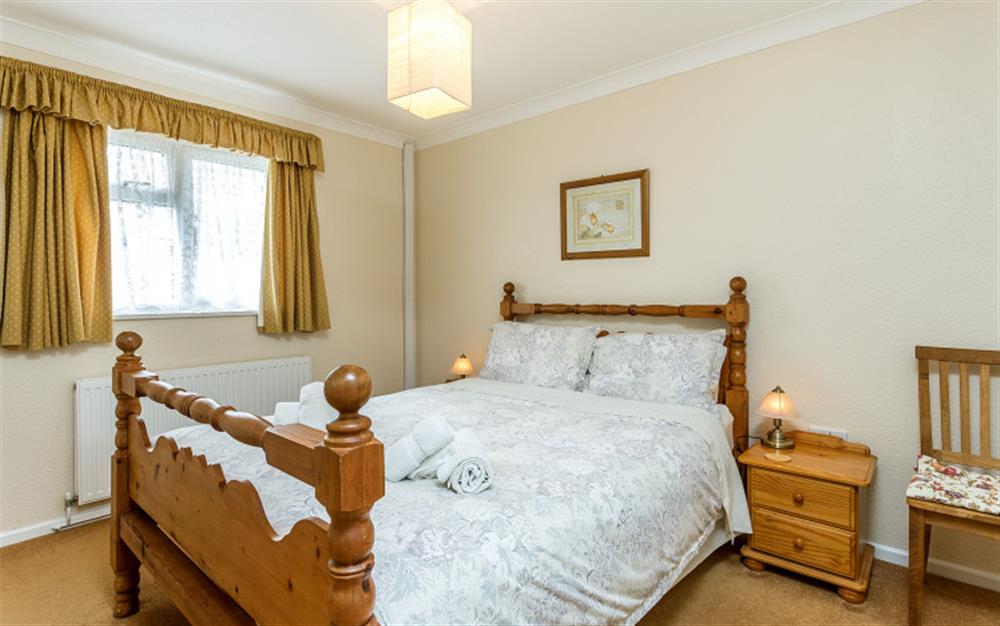 Bedroom 1 with double bed  at Little Haven in Colyton