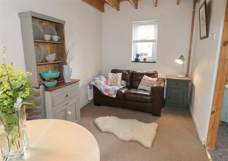 This is the bedroom at Little House, Red Wharf Bay