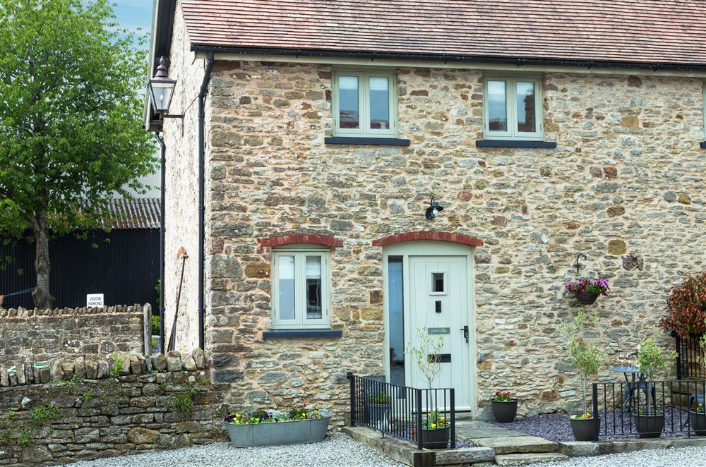 The entrance into the smaller barn; Acorn Cottage