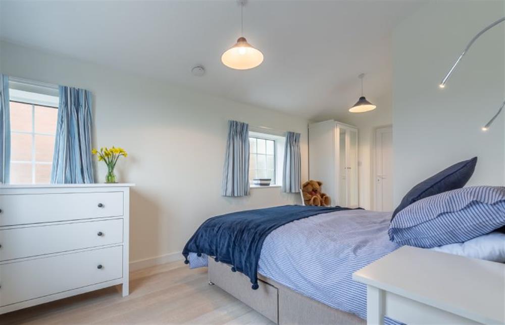 Ground floor: A light and airy dual aspect bedroom at Little Lammas, Ringstead near Hunstanton